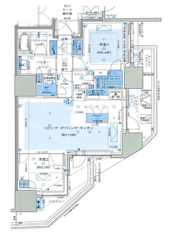 東京都港区白金６丁目 間取図・土地図