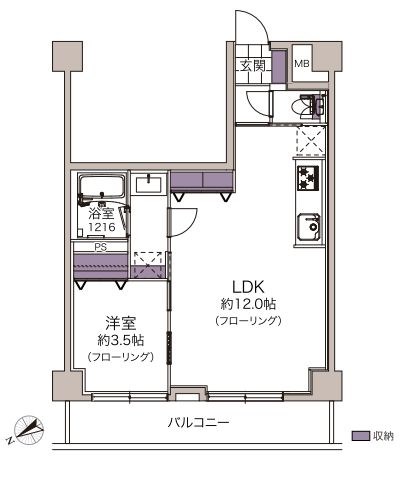 東京都港区芝浦２丁目 間取図・土地図