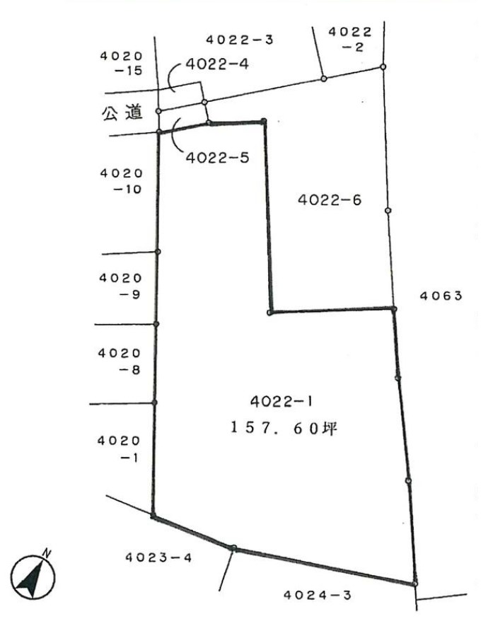 埼玉県狭山市入間川１丁目 区画図