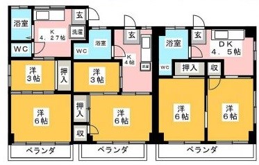 東京都葛飾区東立石４丁目 間取図・土地図
