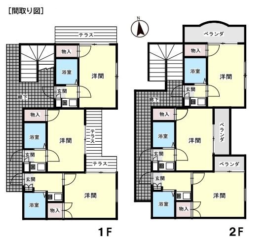 埼玉県川口市芝富士１丁目 間取図・土地図