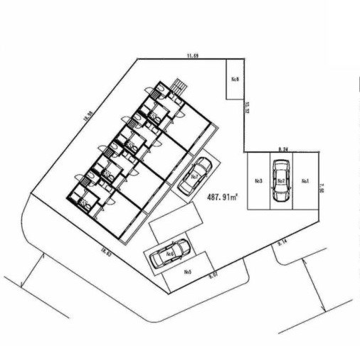 東京都府中市本町１丁目 間取図・土地図
