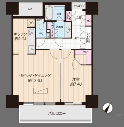 東京都港区芝４丁目 間取図・土地図