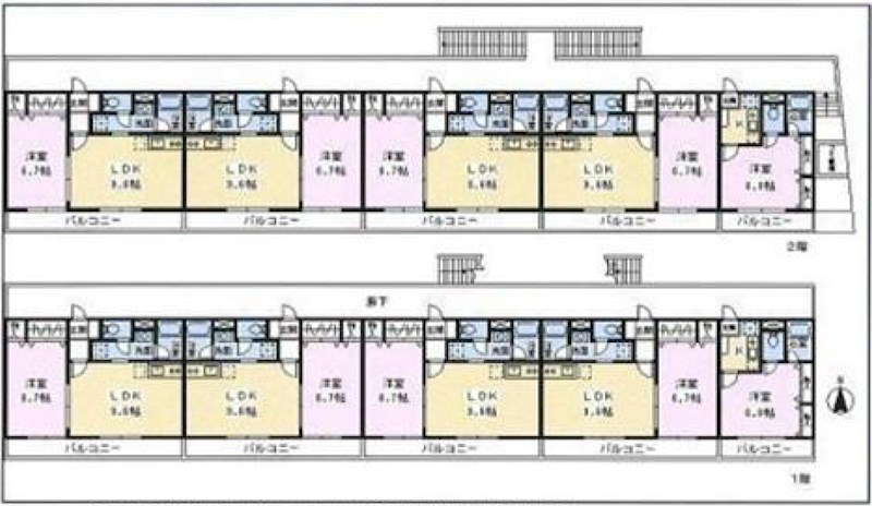 千葉県千葉市若葉区高品町 間取図・土地図
