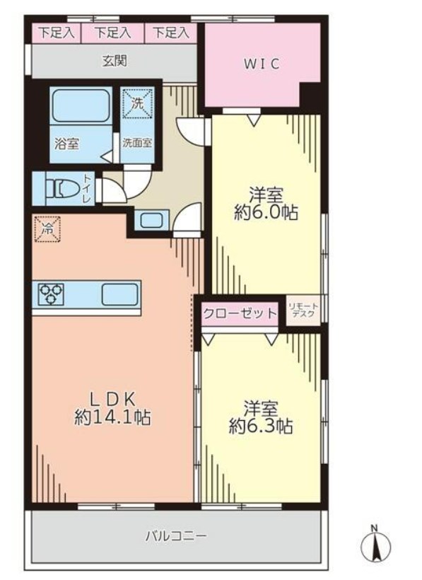 東京都港区高輪２丁目 間取図・土地図