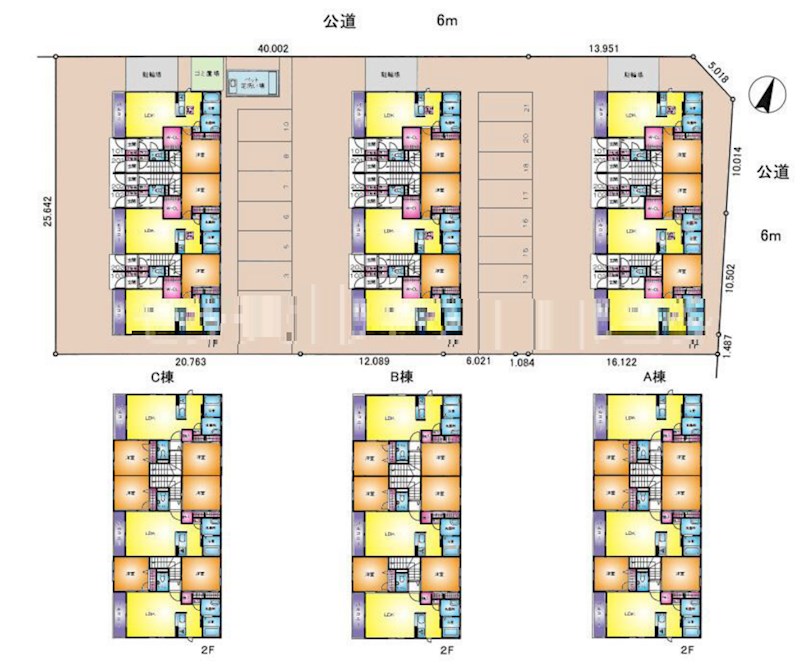 埼玉県川口市戸塚東４丁目 間取図・土地図