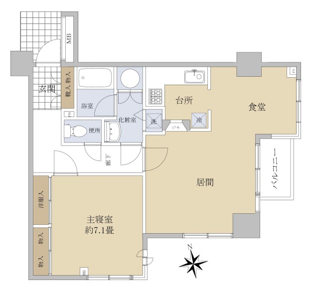 東京都港区麻布十番２丁目 間取図・土地図