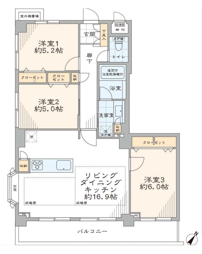 東京都港区三田４丁目 間取図・土地図