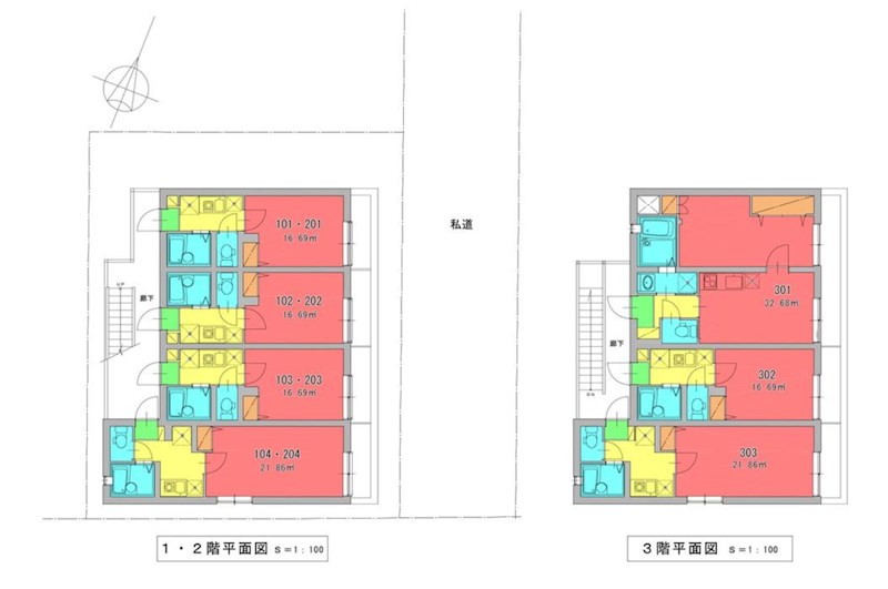 東京都品川区小山台１丁目 間取図・土地図