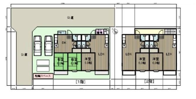 埼玉県上尾市上 間取図・土地図