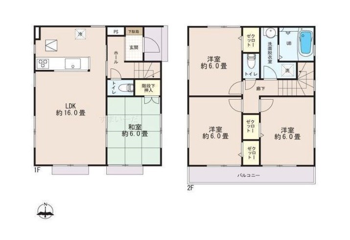 神奈川県小田原市久野 間取図・土地図