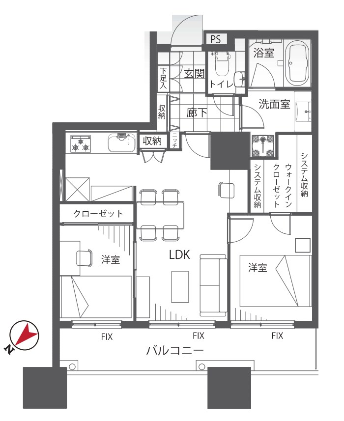 東京都港区東新橋１丁目 間取図・土地図