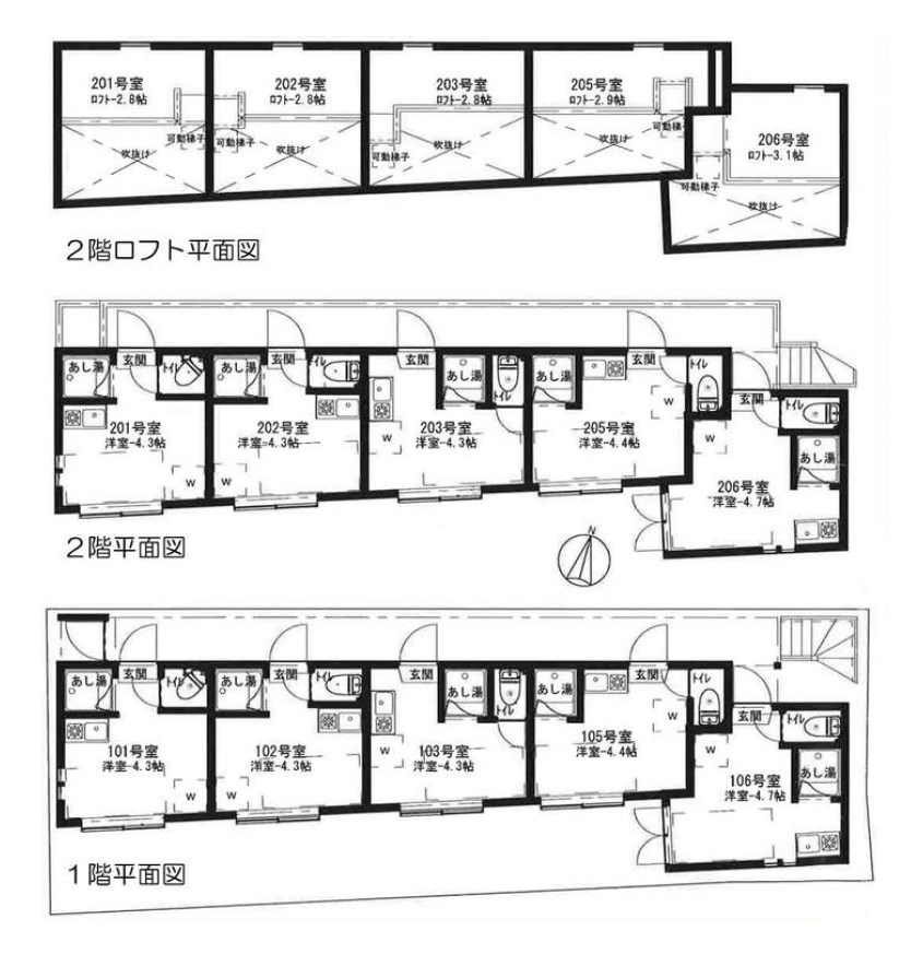 東京都新宿区高田馬場４丁目 間取図・土地図