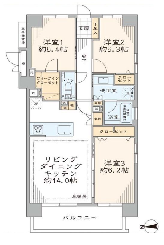 東京都港区白金３丁目 間取図・土地図