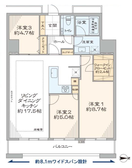 東京都港区港南３丁目 間取図・土地図