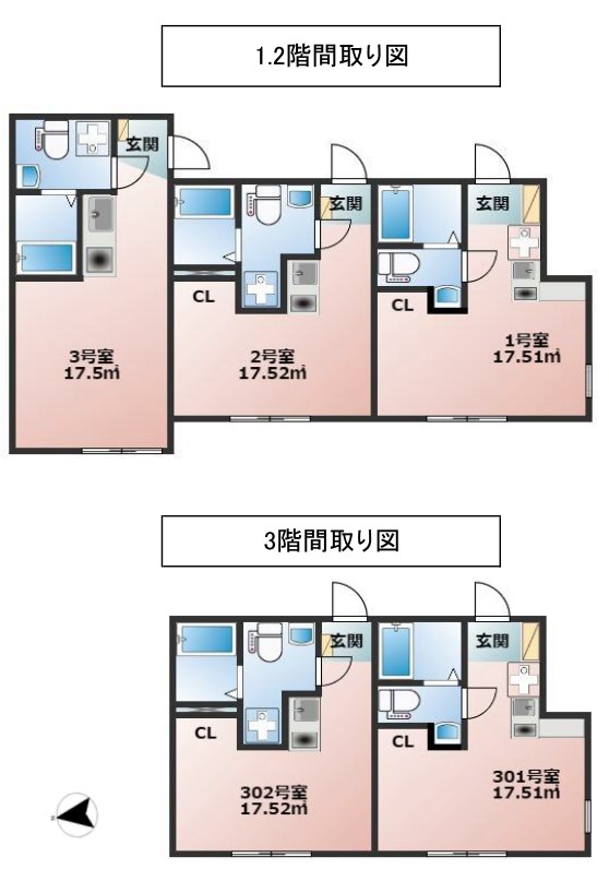 東京都江戸川区篠崎町４丁目 間取図・土地図