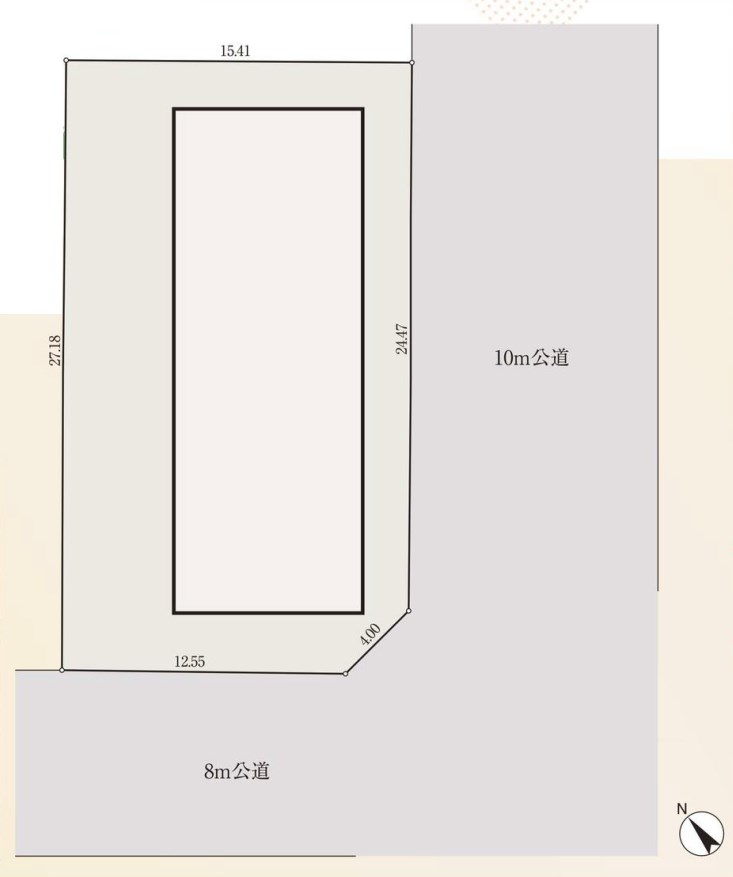 埼玉県越谷市千間台東２丁目 区画図