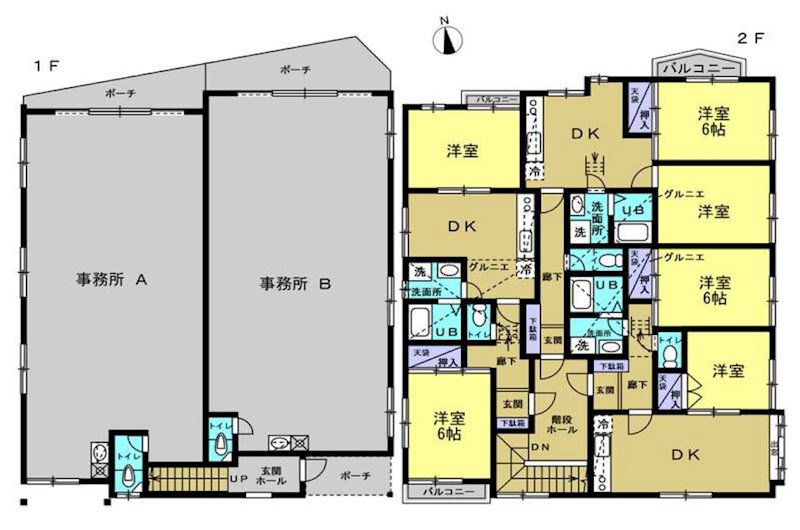 東京都小平市鈴木町２丁目 間取図・土地図