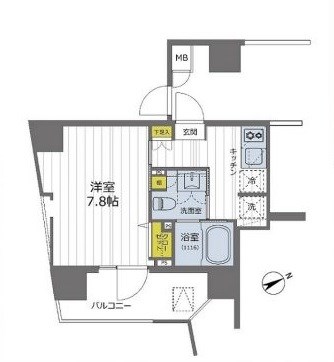 東京都港区南青山７丁目 間取図・土地図