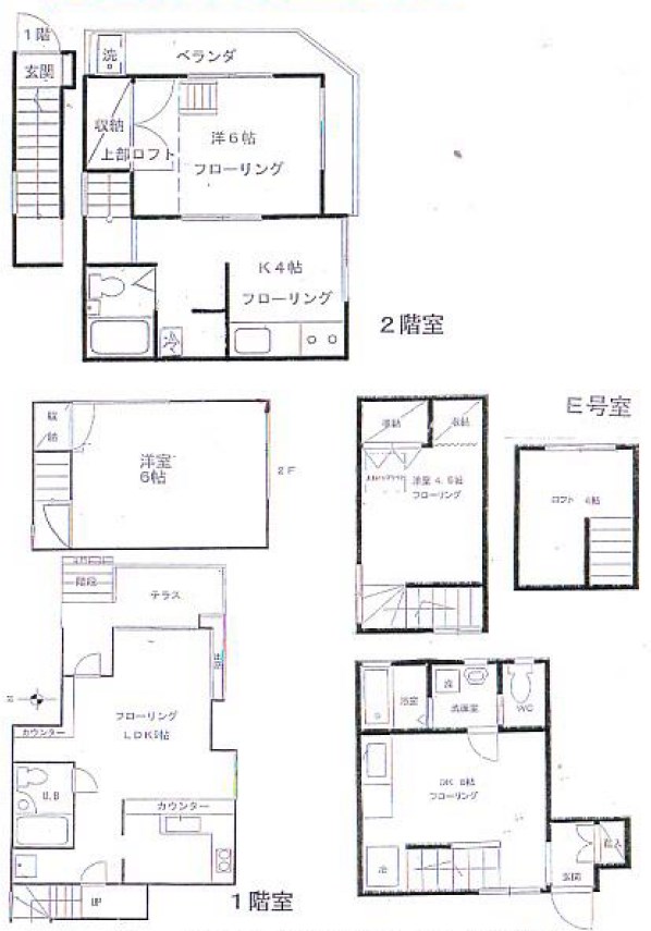 東京都世田谷区若林１丁目 間取図・土地図
