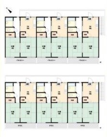 千葉県市川市大野町３丁目 間取図・土地図