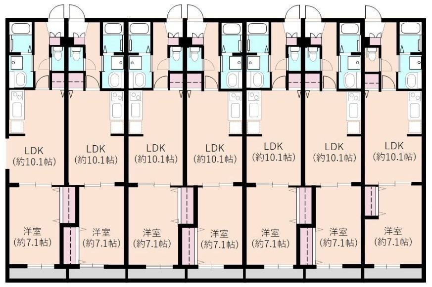 東京都足立区花畑６丁目 間取図・土地図