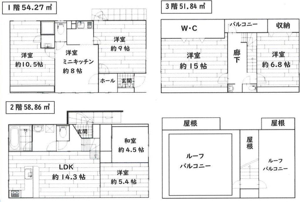 東京都豊島区要町３丁目 間取図・土地図