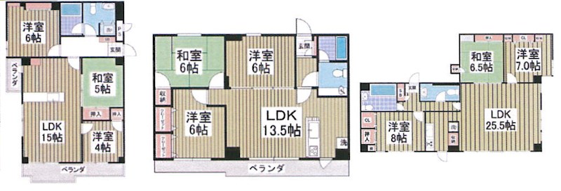 千葉県船橋市東町 間取図・土地図