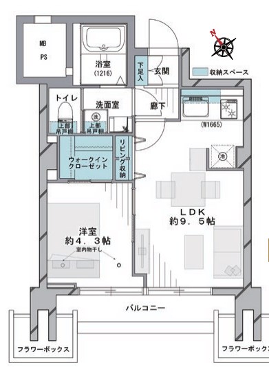 東京都港区南青山４丁目 間取図・土地図
