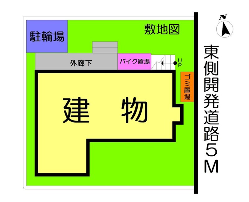 東京都小平市回田町 区画図