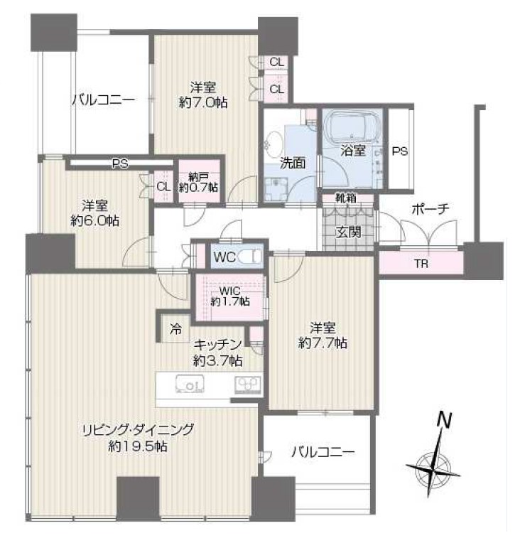 東京都港区港南４丁目 間取図・土地図