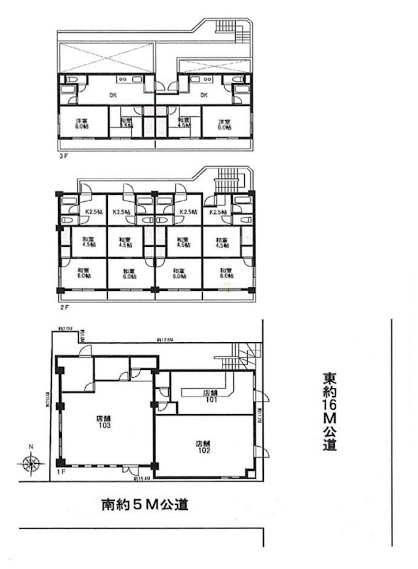 東京都練馬区石神井町２丁目 間取図・土地図