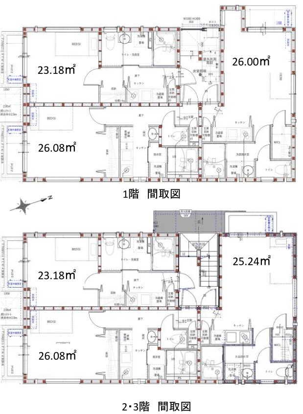千葉県千葉市稲毛区稲毛東５丁目 間取図・土地図