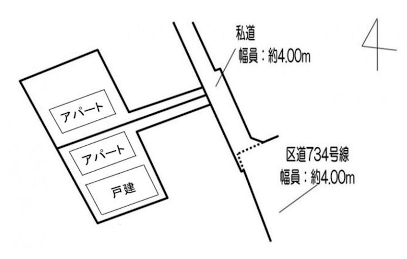 東京都杉並区和泉４丁目 間取図・土地図
