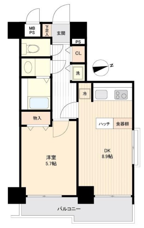東京都港区麻布十番２丁目 間取図・土地図