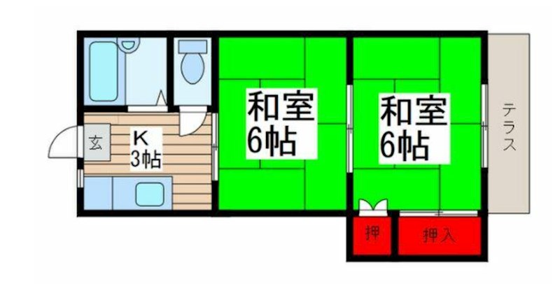 千葉県千葉市花見川区長作台２丁目 間取図・土地図