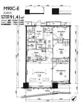 東京都港区芝浦４丁目 間取図・土地図