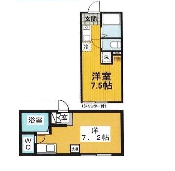 神奈川県横浜市神奈川区斎藤分町 間取図・土地図