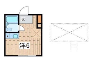 神奈川県横須賀市富士見町１丁目 間取図・土地図