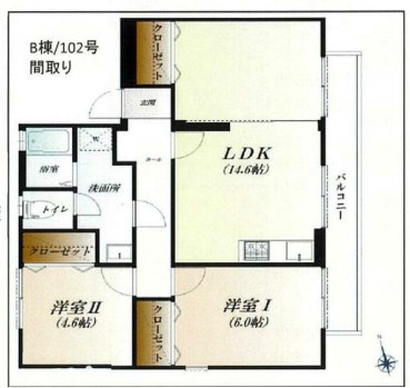埼玉県熊谷市上之 間取図・土地図