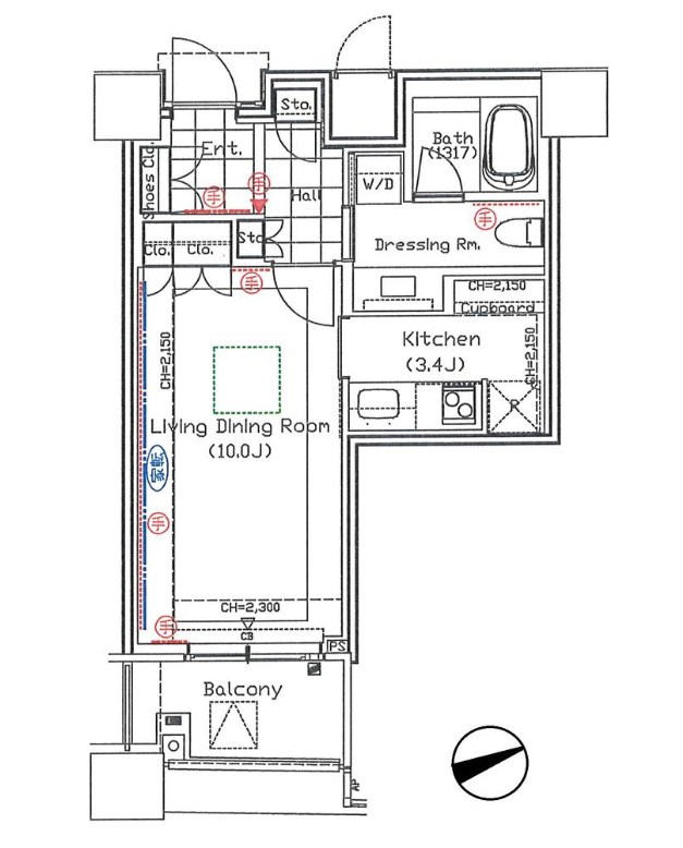 東京都港区赤坂４丁目 間取図・土地図