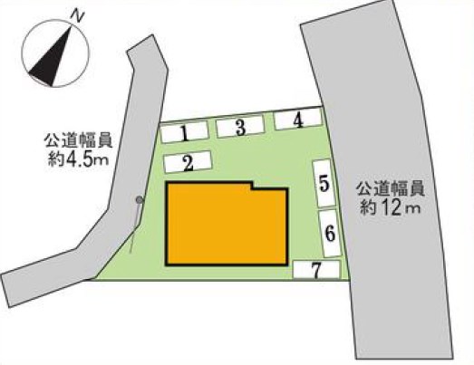 神奈川県横浜市都筑区川和台 区画図