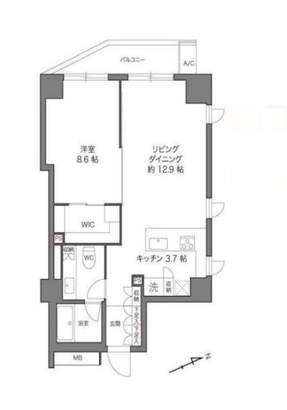 東京都港区南青山６丁目 間取図・土地図