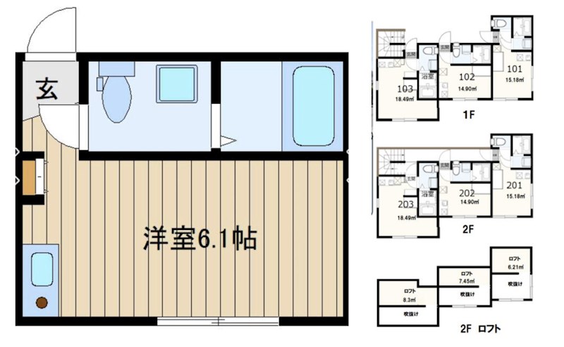東京都西東京市保谷町２丁目 間取図・土地図