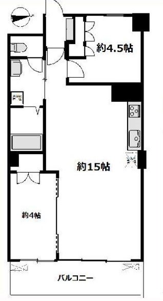 東京都港区三田２丁目 間取図・土地図