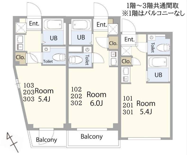 東京都板橋区前野町４丁目 間取図・土地図