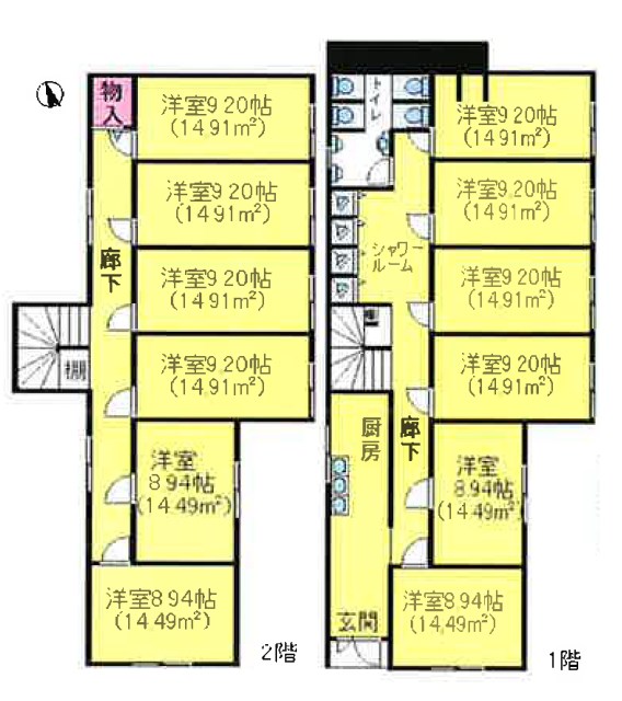 神奈川県横浜市西区元久保町 間取図・土地図