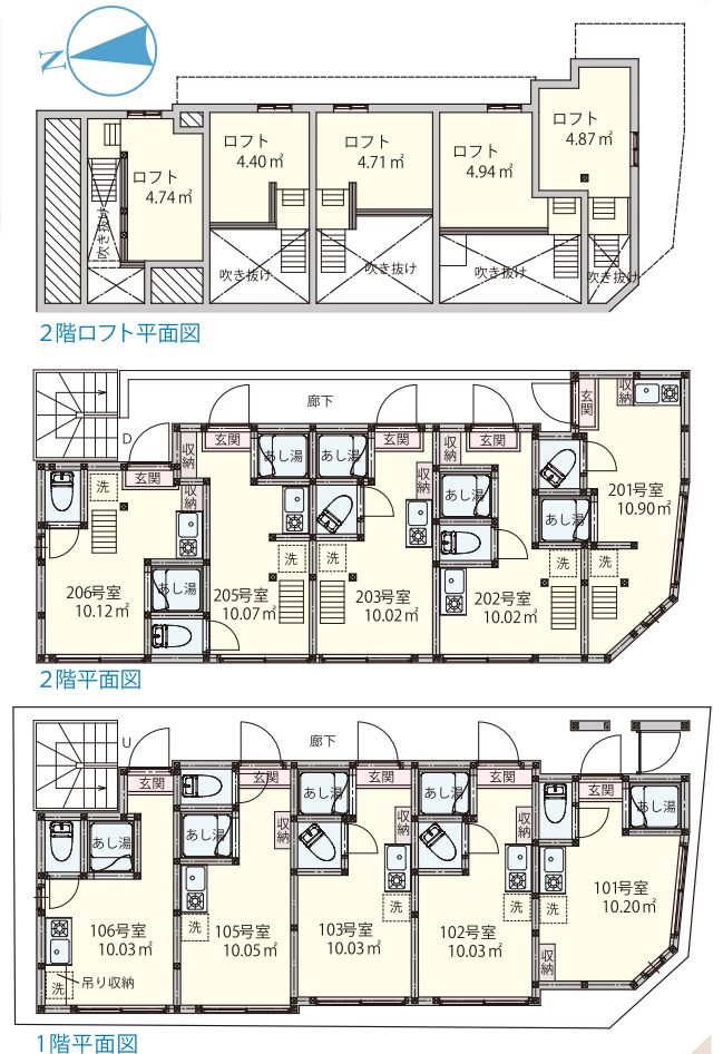 東京都中野区中央４丁目 間取図・土地図