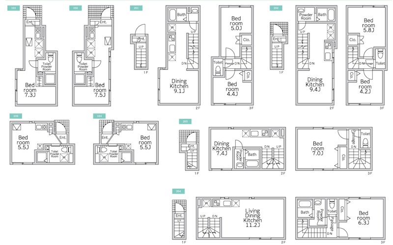 東京都大田区南馬込３丁目 間取図・土地図