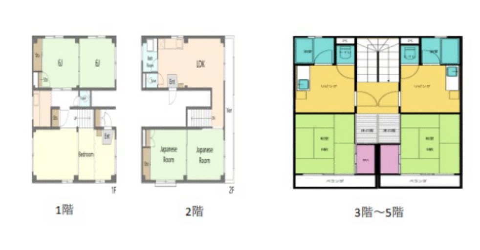 東京都板橋区氷川町 間取図・土地図